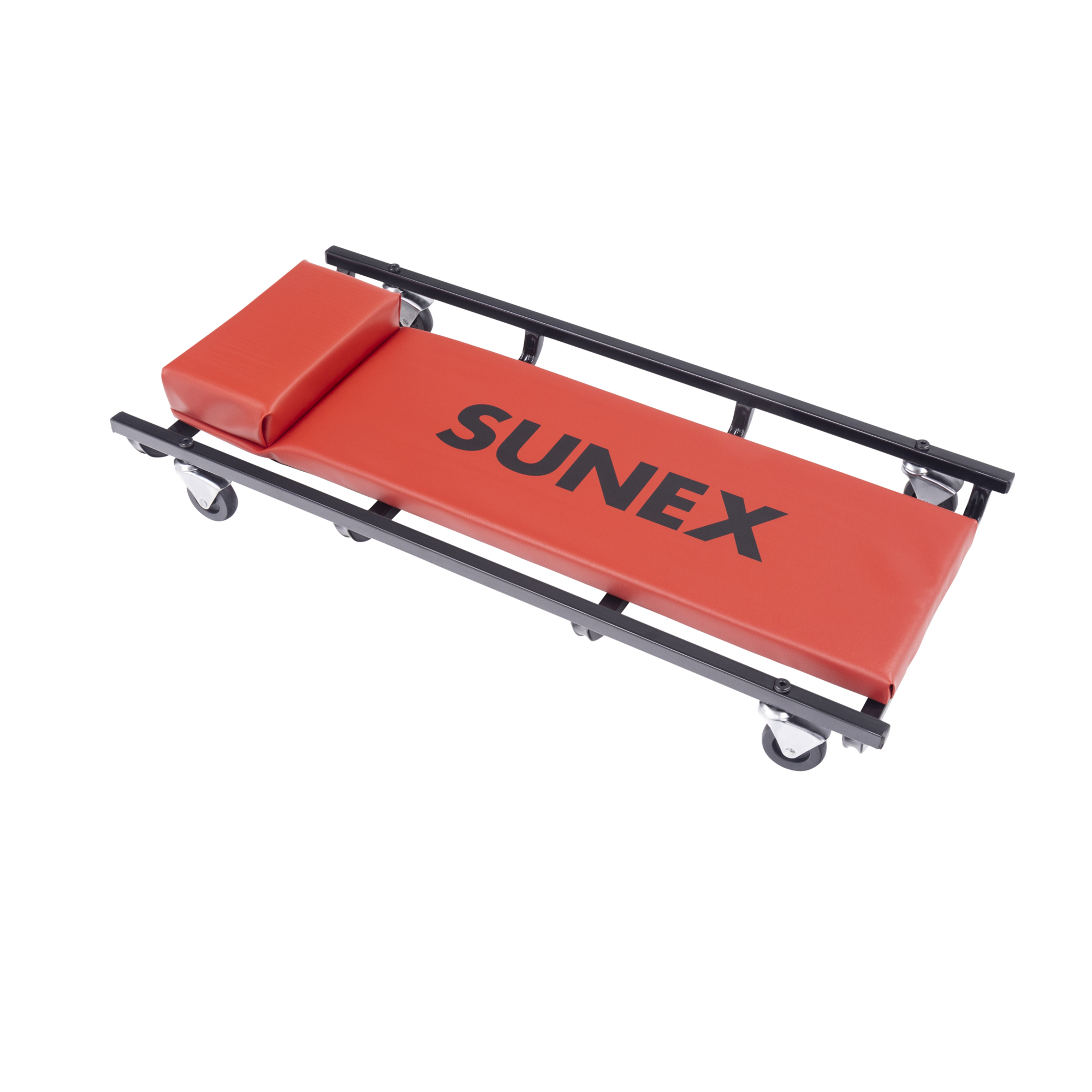 Sunex Tools Straight Back Padded Creeper — 4 Casters, Model# 8504